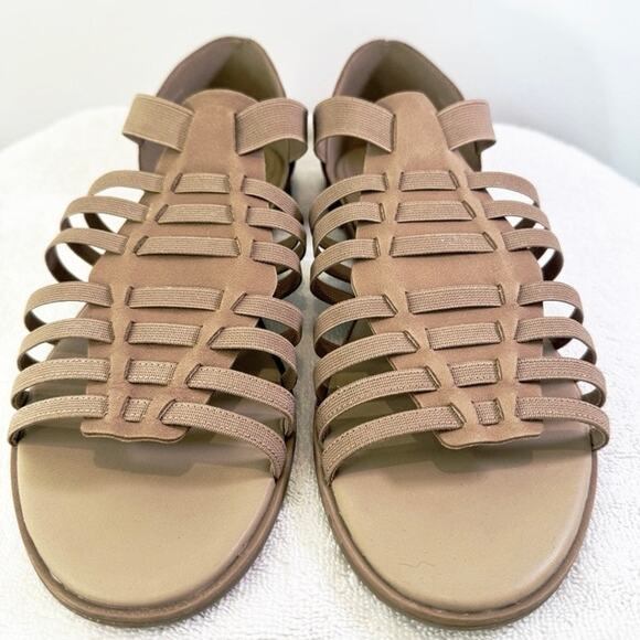 Eileen Fisher Rato Gladiator Sandals Size 10 Tan Comfort Shoes - Picture 3 of 12
